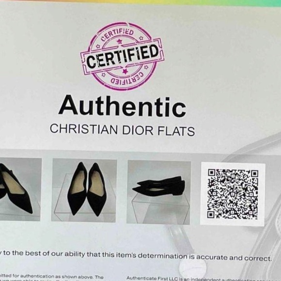 CHRISTIAN Dior technical fabric black pointed toe flats - Picture 13 of 17